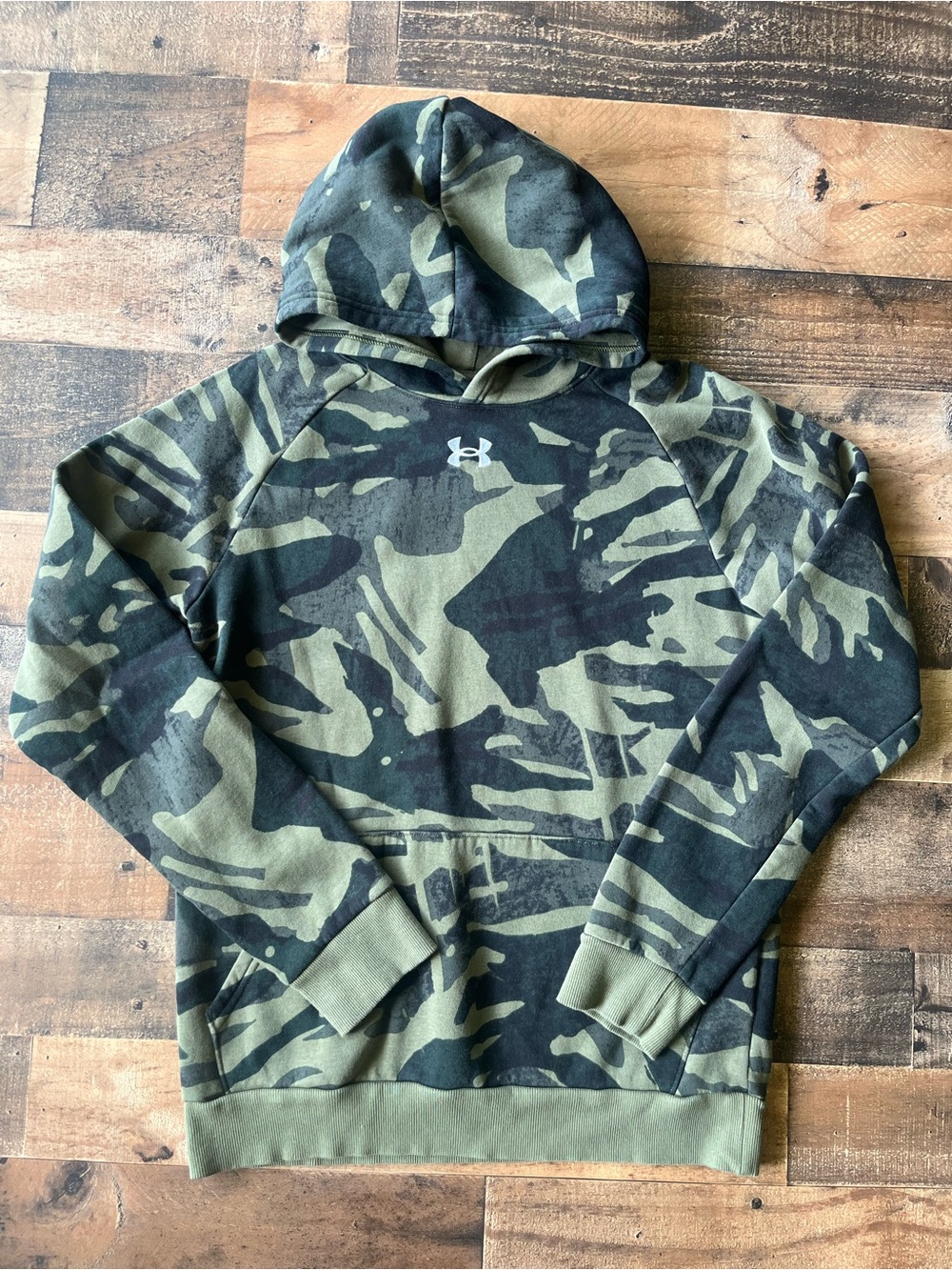 Boy's Under Armour Camo Crewneck Pullover Hoodie | XL